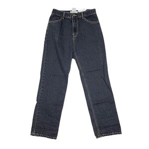 From Beginning High Rise Jeans Women's Size Medium Dark Wash Straight Fit‎ New